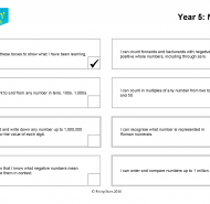 Rising Stars Assessment ‘I can’ Statements
