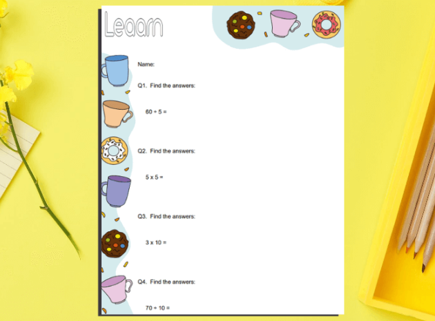 Save teachers time and workload by creating primary maths worksheets for any topic with Leaarn