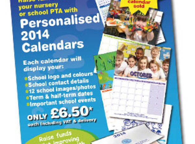 Fundraise with Personalised Christmas Cards and Calendars for Schools and Nurseries
