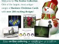 Personalised Christmas Cards & Calendars for Businesses from Festive Collection