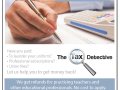 The Tax Detective; getting tax refunds for educational professionals.