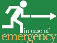 In case of emergency